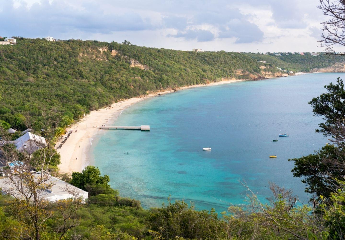 overlooking crocus bay anguilla