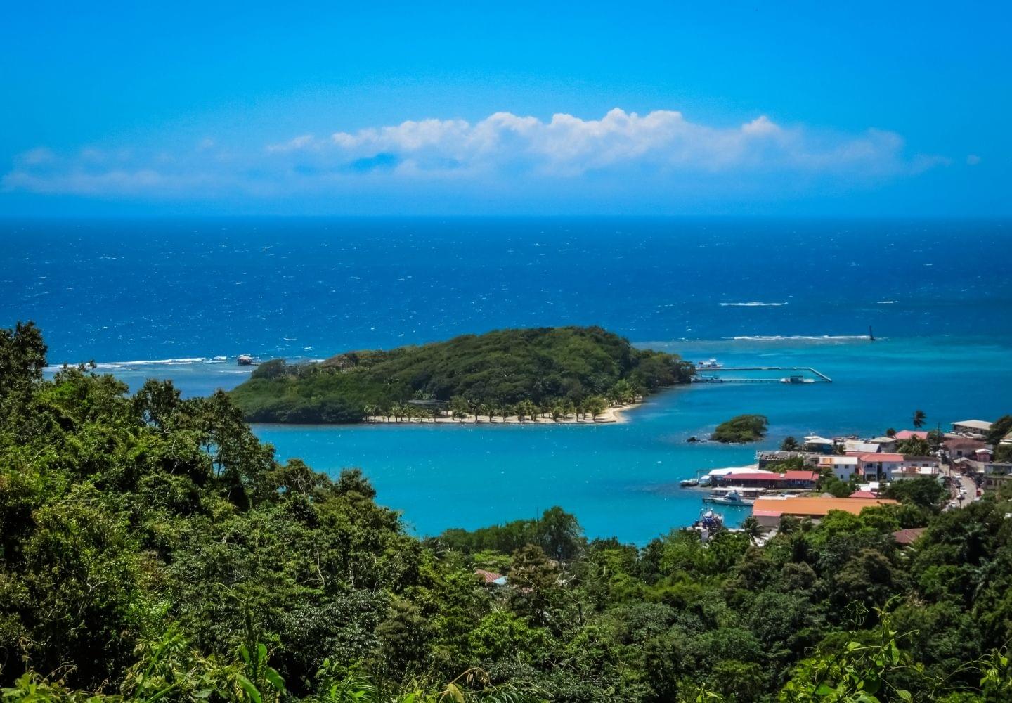 over looking sandy bay and anthony key