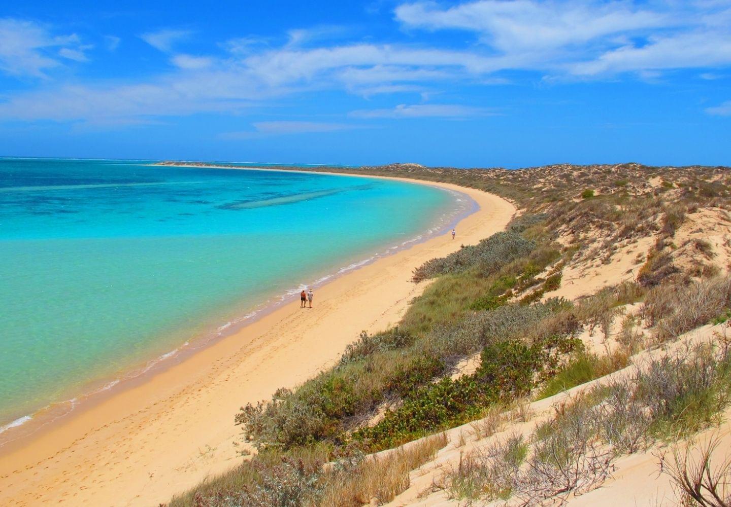 sand dunes at coral bay