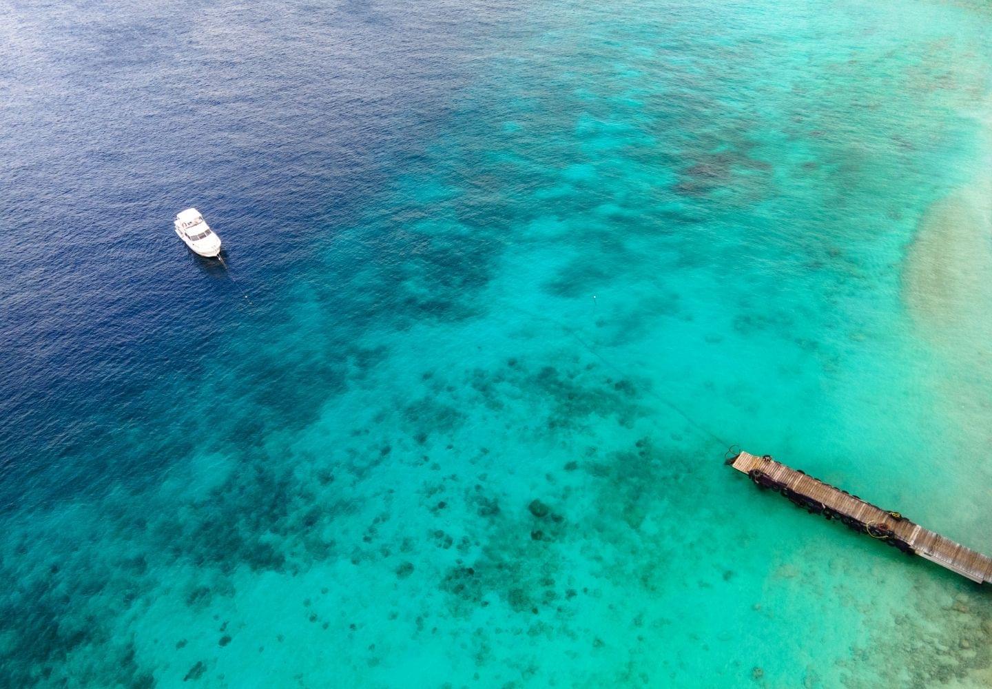 pier and beach at playa kalki