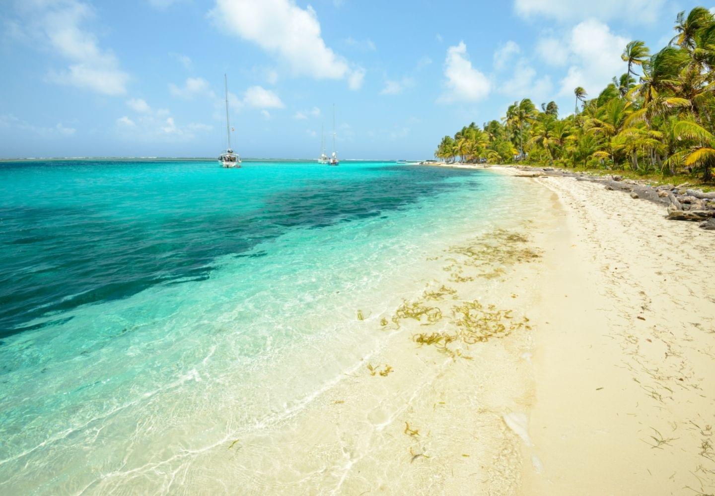 beach in san blas islands panama