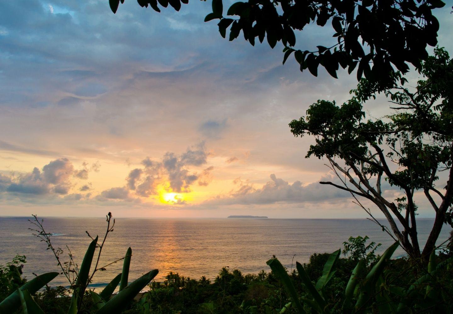 sunset at isla del cano